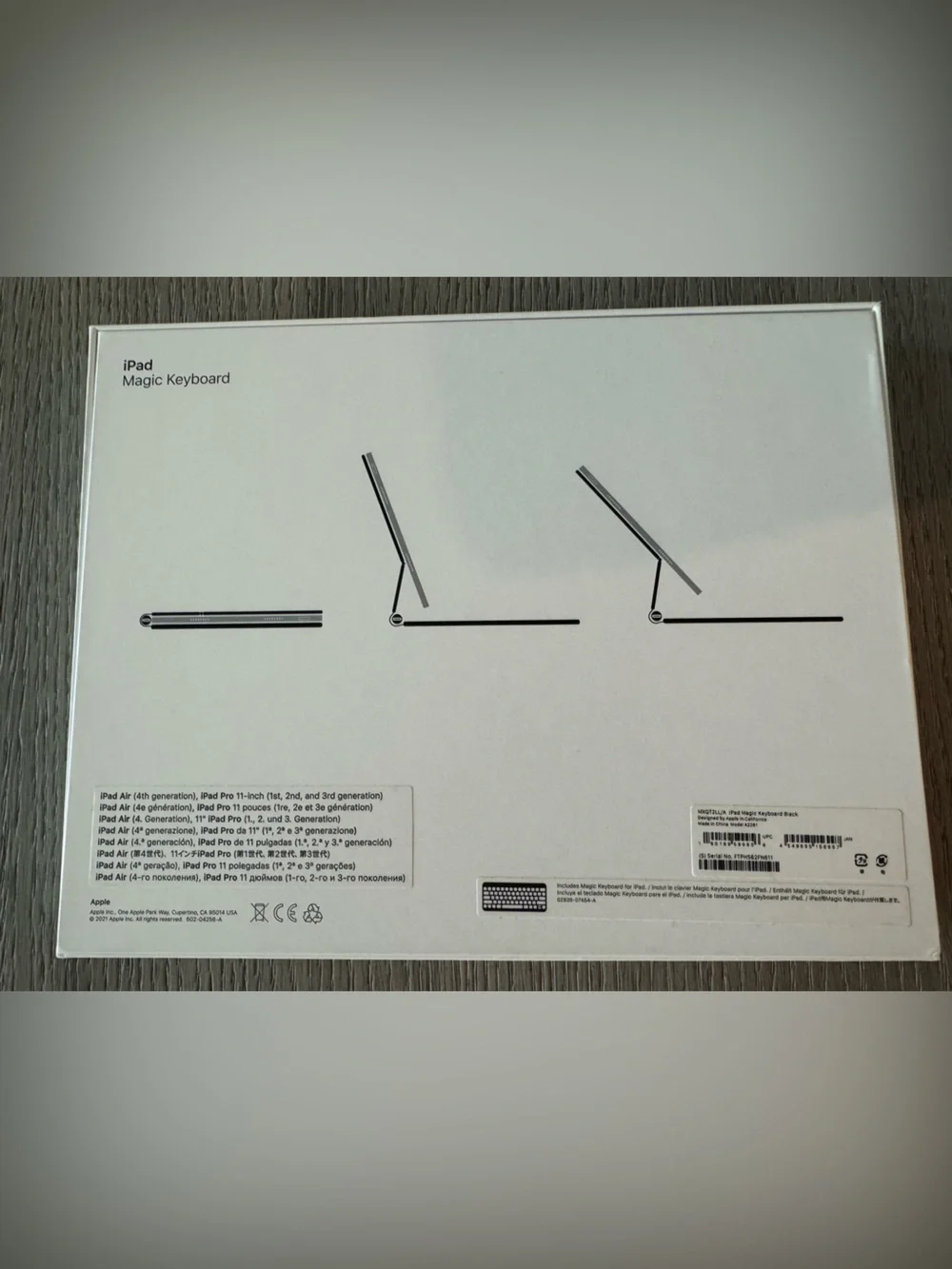 Apple iPad Magic Keyboard for iPad 11 - Black MXQT2LL/A